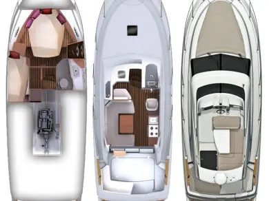 Motorboat rental in Split - Bénéteau Antares 30