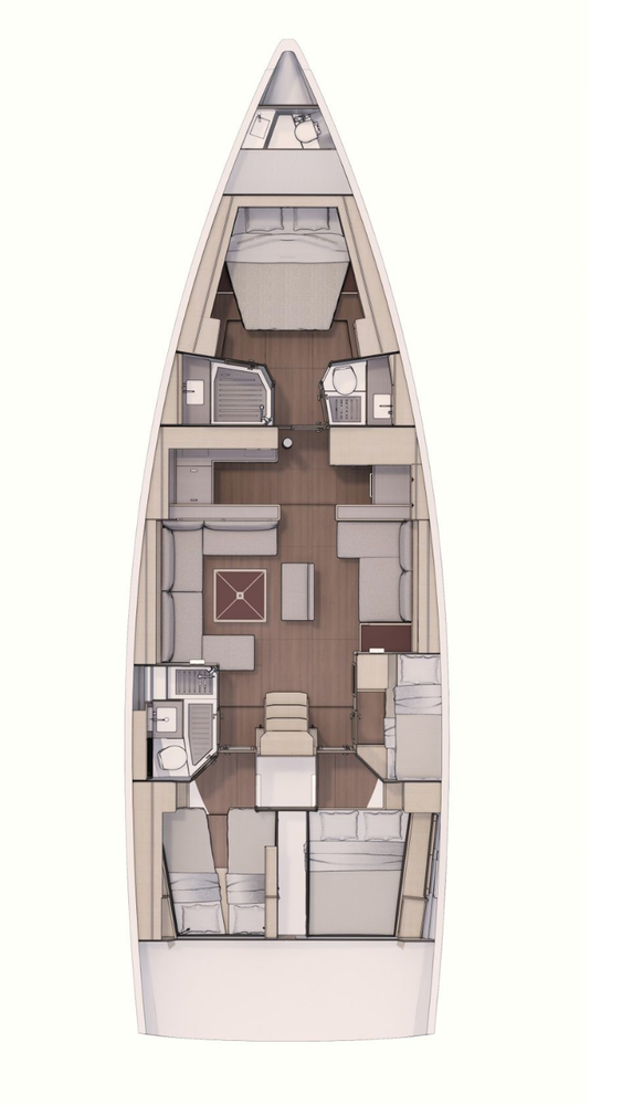 Dufour Dufour 530 charter bareboat or captained in  Road Town