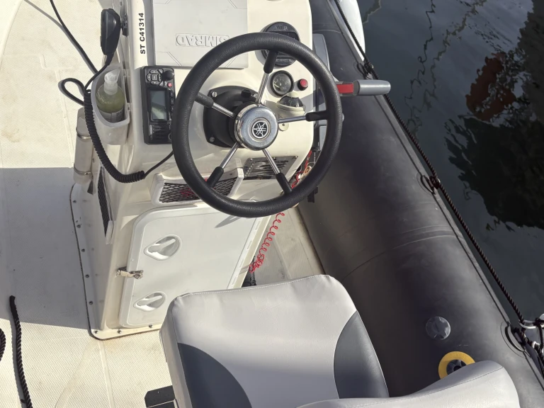 Bareboat Rental RIB Zodiac with a boat licence