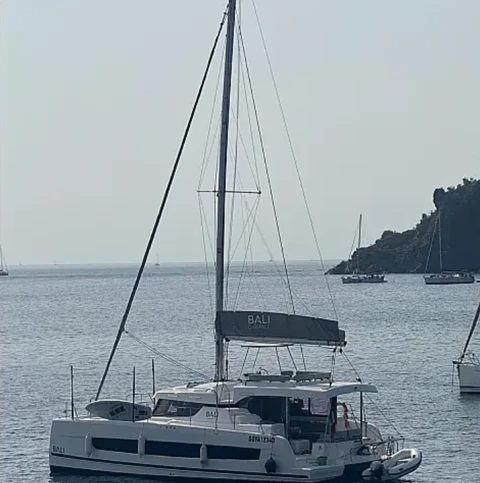 Catamaran rental with or without captain Bali Furnari