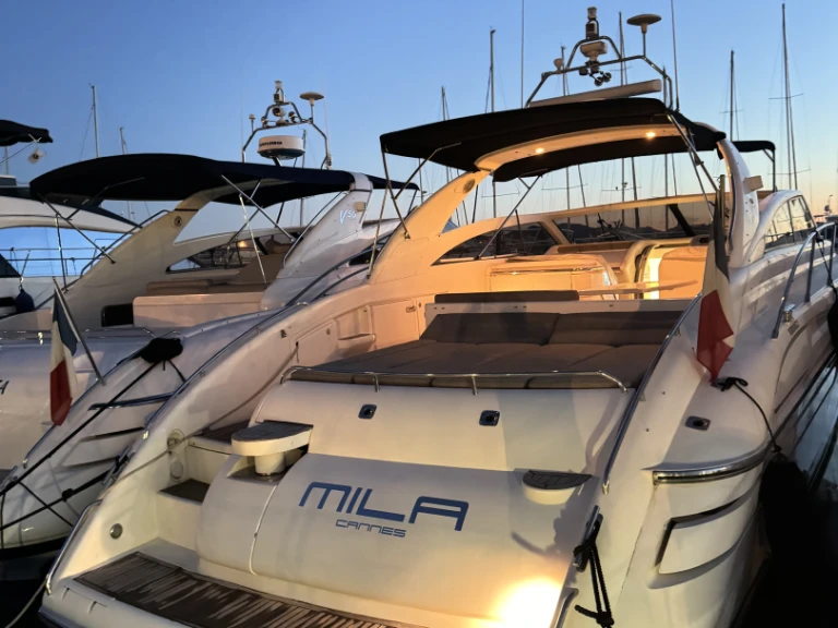 Princess Princess V52 charter bareboat or captained in  Cannes