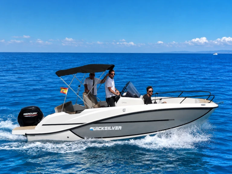 Quicksilver Activ 605 Open charter bareboat or captained in  Benalmádena