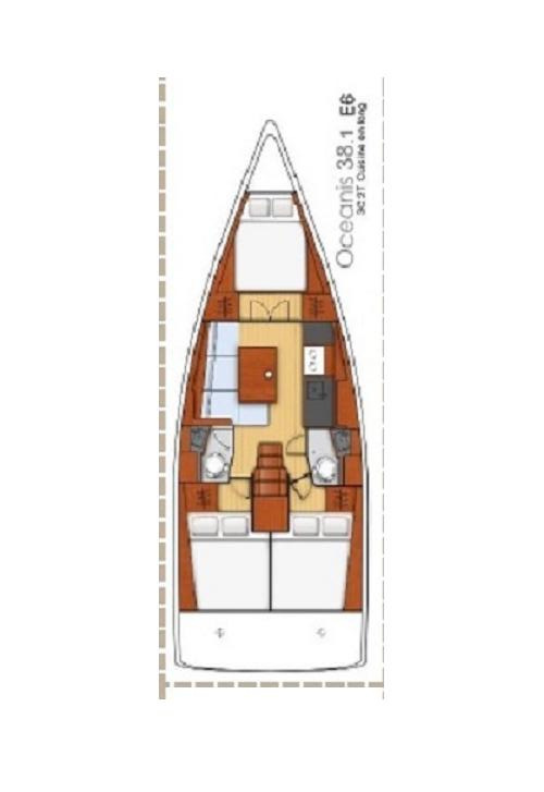 Boat rental Bénéteau Oceanis 38.1 in Lefkáda on Samboat