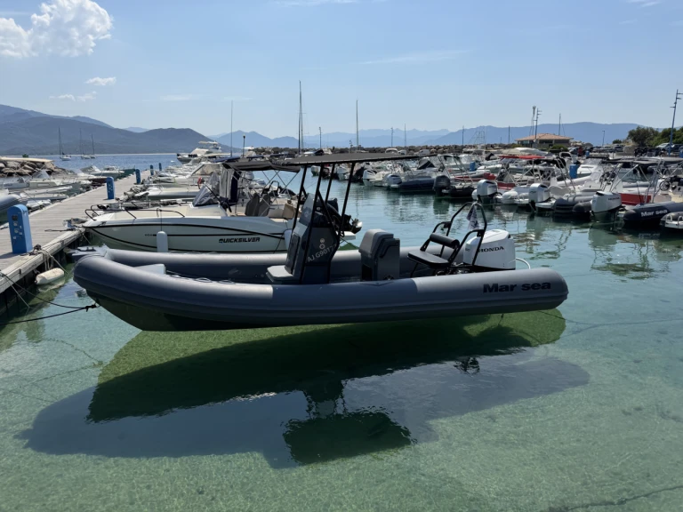 MAR SEA FISHER 680 charter bareboat or captained in  Porto Pollo