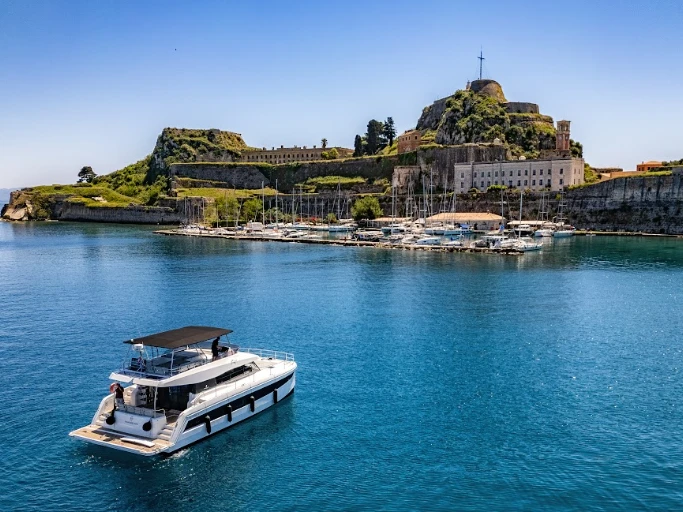 Catamaran rental with or without captain Fountaine Pajot Corfu