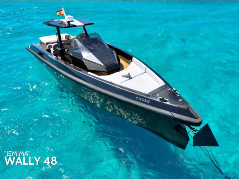 Motorboat rental in Ibiza Town - WALLY YACHTS 48