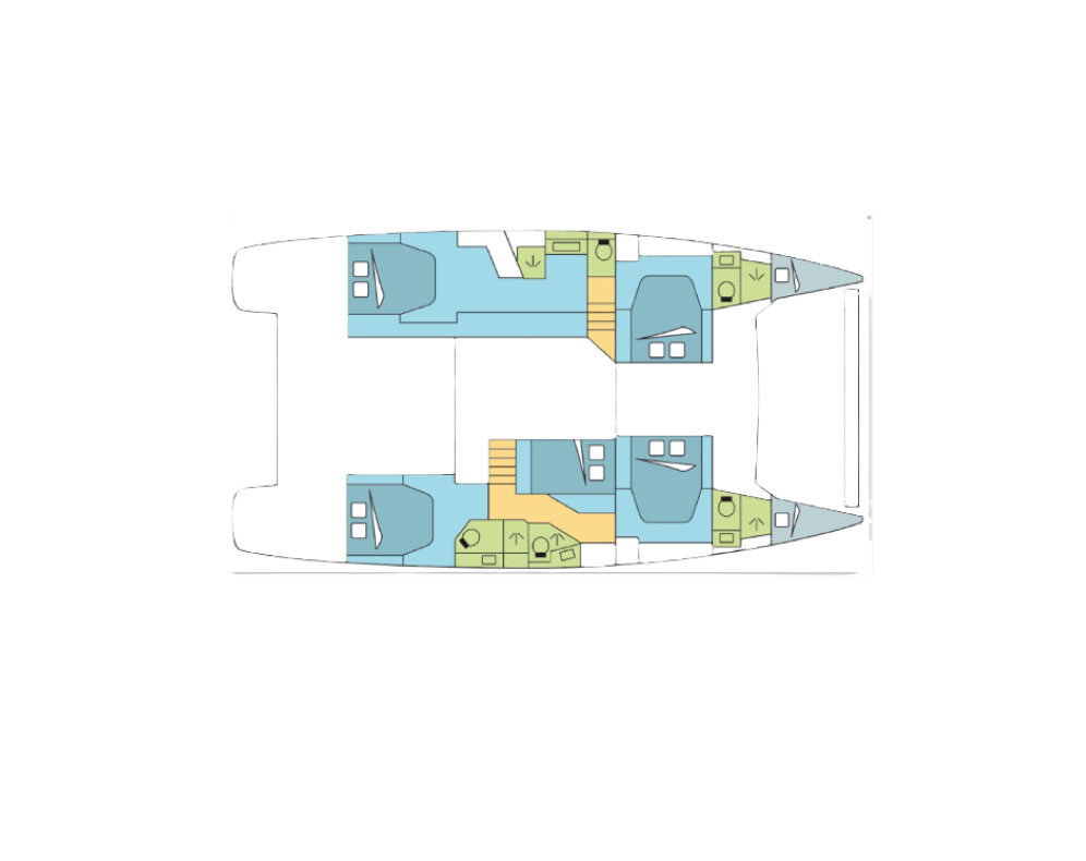 Catamaran rental with or without captain Fountaine Pajot Mahé