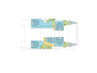 Catamaran rental with or without captain Fountaine Pajot Mahé