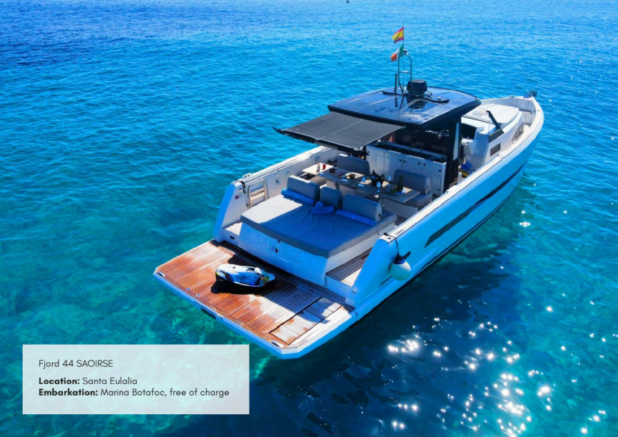 Motorboat rental in Santa Eulària des Riu - Fjord Fjord 44 Open