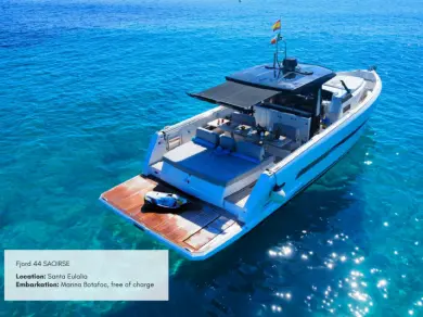 Motorboat rental in Santa Eulària des Riu - Fjord Fjord 44 Open