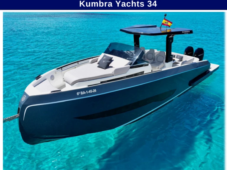 KUMBRA Kumbra 34 charter bareboat or captained in  Ibiza Town