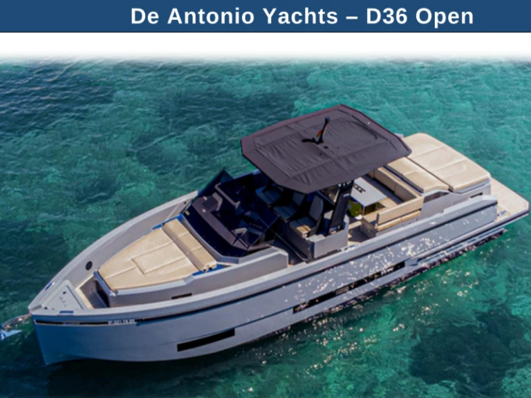 Motorboat rental in Ibiza Town - De Antonio 36