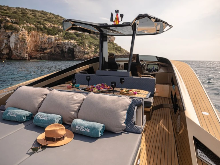 Say Carbon Yachts 42 charter bareboat or captained in  Ibiza Town