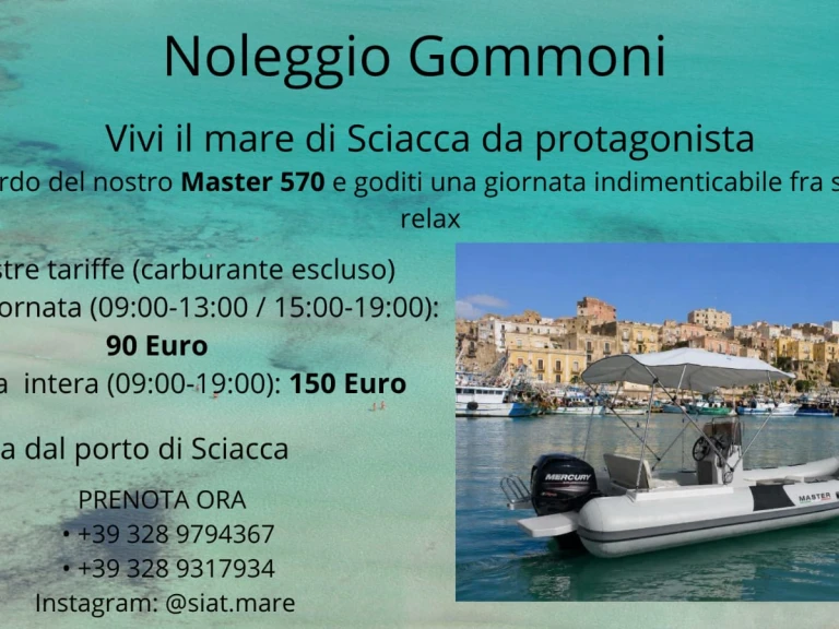 Boat rental Master Master 570 OPEN TOP in Sciacca on Samboat
