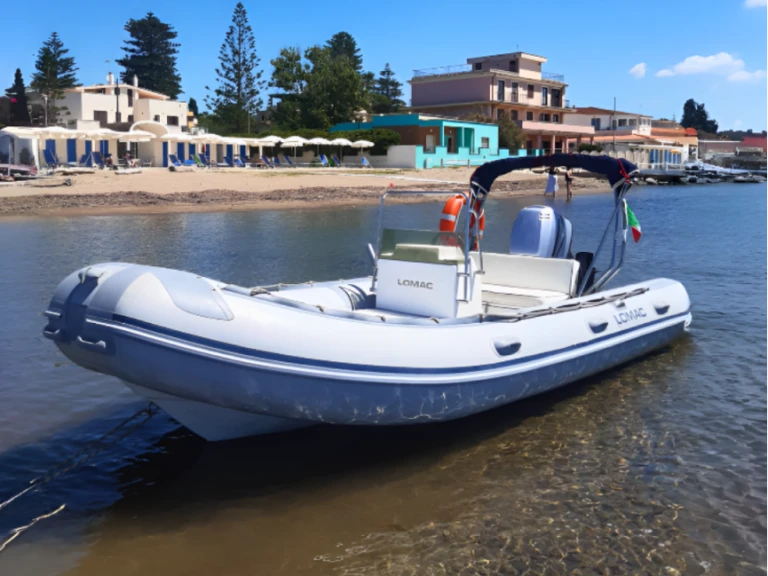 Bareboat Rental RIB Lomac with a boat licence