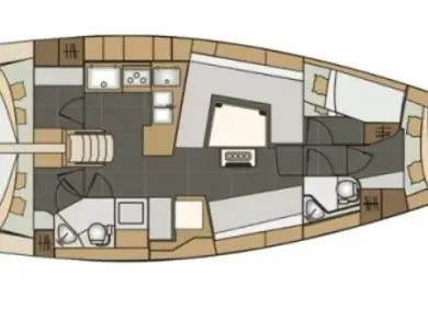 Bareboat Rental Sailboat Elan 45 Impression with a boat licence