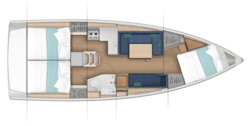 Sailboat rental in Hyères - Jeanneau Sun Odyssey 380