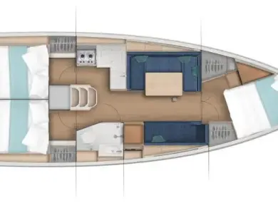Sailboat rental in Hyères - Jeanneau Sun Odyssey 380