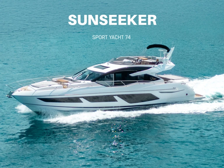 Boat rental Sunseeker  SPORT YACHT 74 in Ibiza Town on Samboat