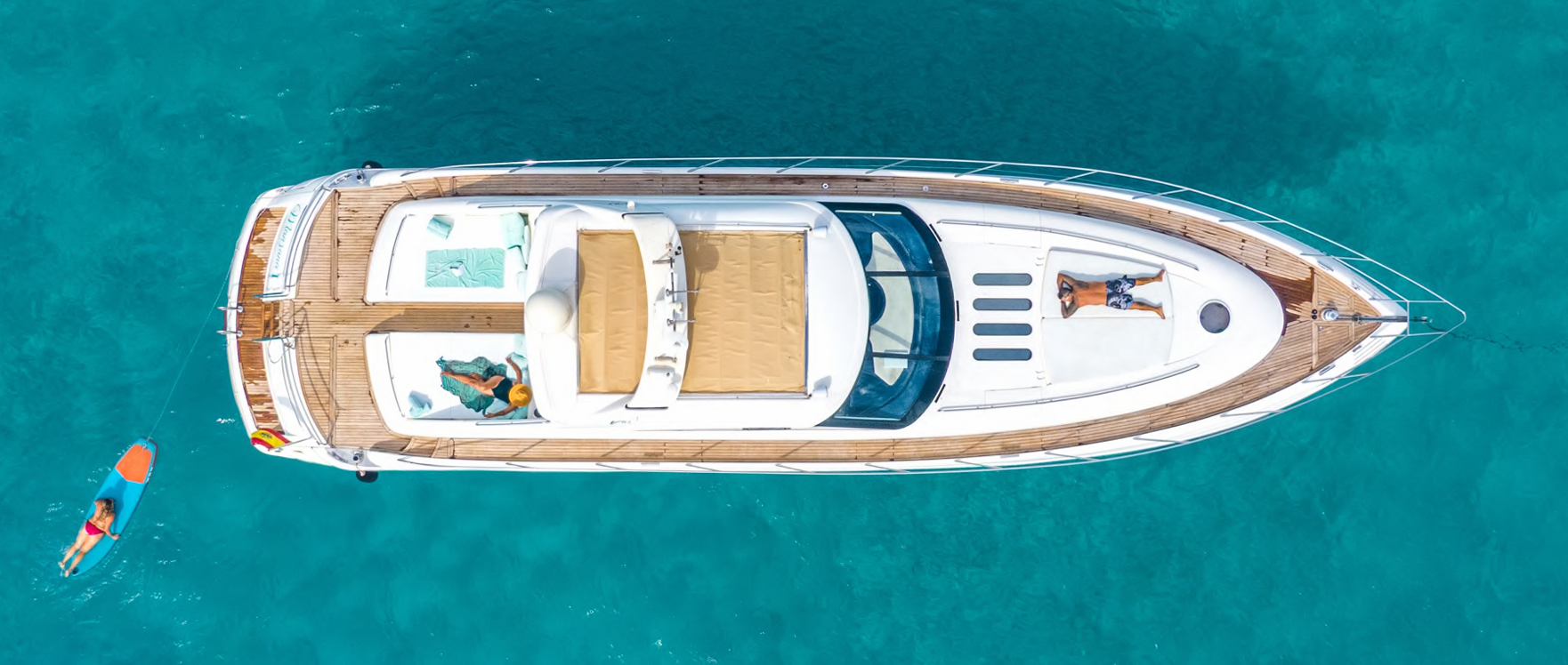 Luxury Yacht rental with or without captain Princess Ibiza Town