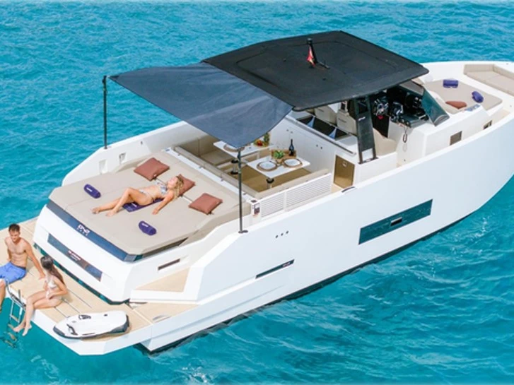 De Anton  io Yacht s D42 Open charter bareboat or captained in  Ibiza Town