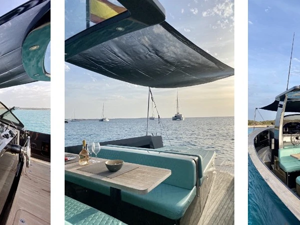 Motorboat rental with or without captain ALEN 42 ANKA Ibiza Town