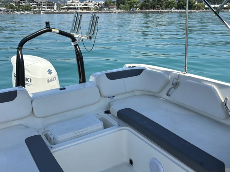 Bayliner Element E7 charter bareboat or captained in  Aix-les-Bains