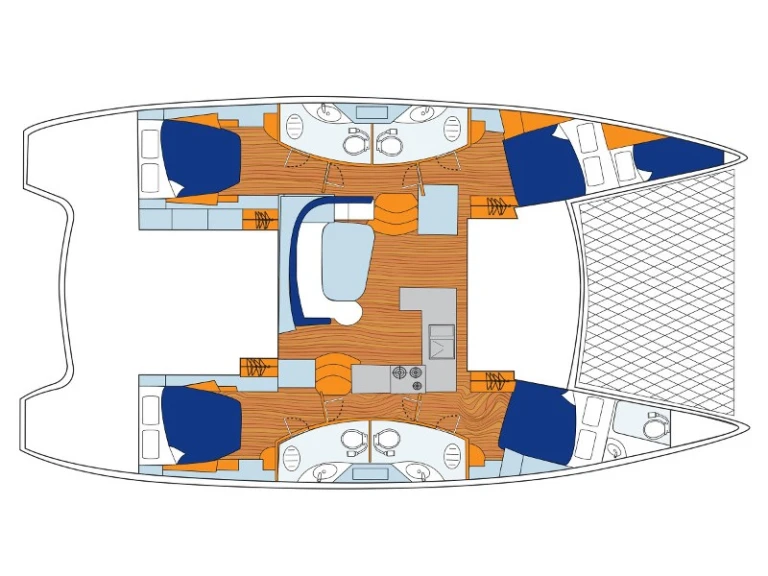 Catamaran rental in Road Town - Leopard Leopard 45