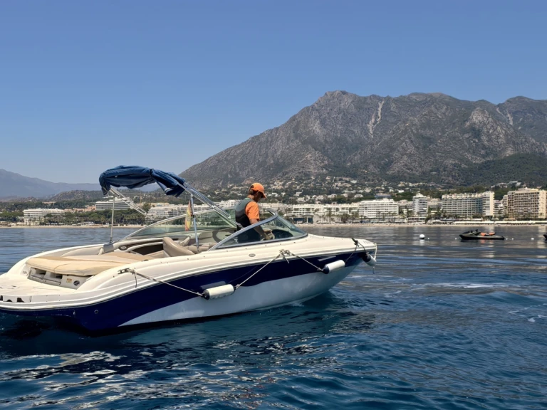 Motorboat rental with or without captain Sea Ray Marbella