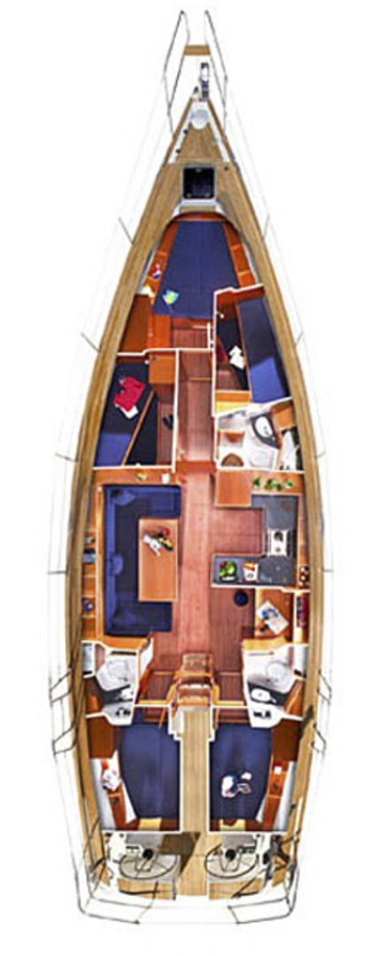 Yacht charter Gouvia cheap Cruiser 51