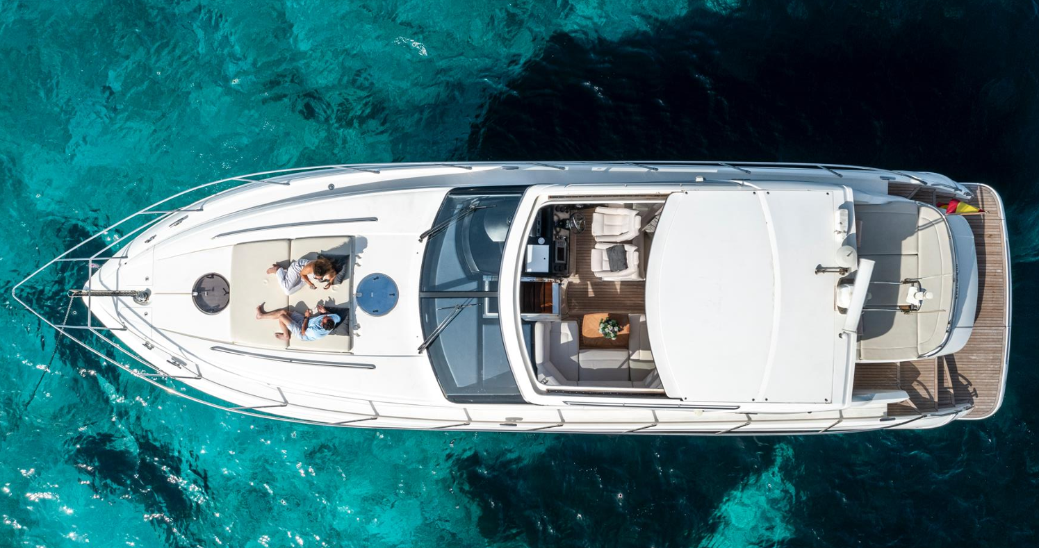 Motorboat rental with or without captain Princess Ibiza Town