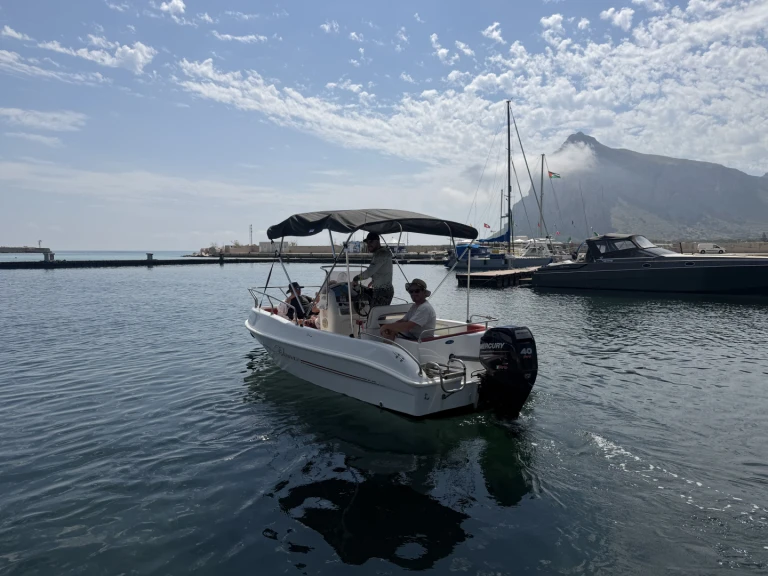 Blumax open 19 charter bareboat or captained in  San Vito Lo Capo
