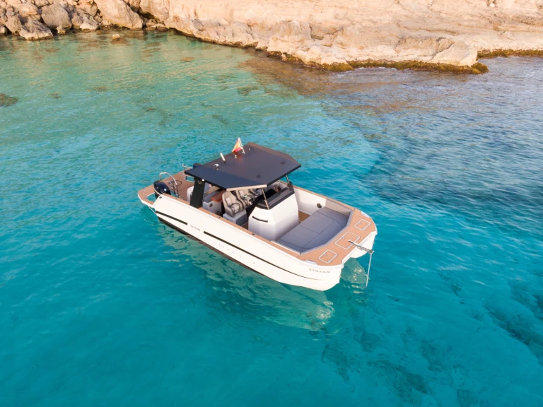Bareboat Rental Motorboat Custom Made with a boat licence