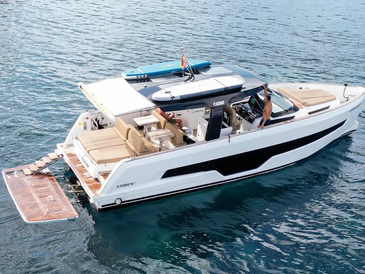 Motorboat rental in Ibiza Town - Fjord Fjord 41 XL New