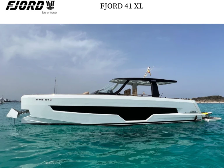 Bareboat Rental Motorboat Fjord with a boat licence