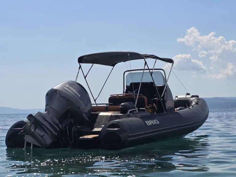 Bareboat Rental RIB Brig with a boat licence