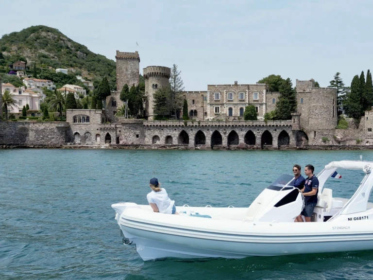 Bareboat Rental Motorboat Stingher with a boat licence