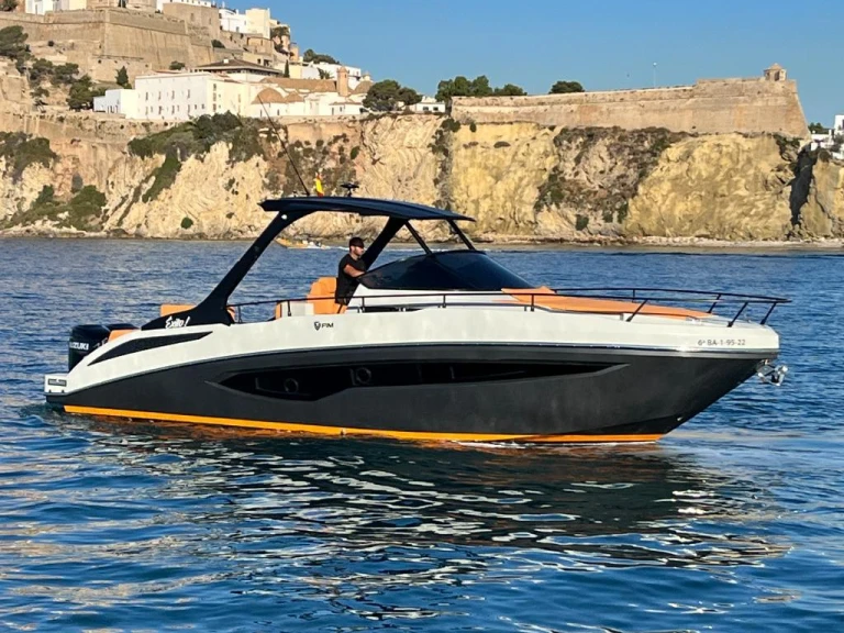 Bareboat Rental Motorboat FIM with a boat licence