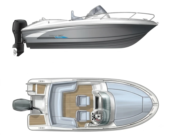 Motorboat rental in Saint-Raphaël - Bénéteau Flyer 6.6 SUNdeck