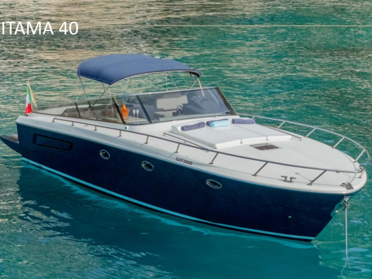 Bareboat Rental Motorboat Itama with a boat licence