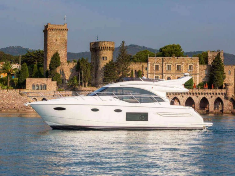 Princess Princess 49 Fly charter bareboat or captained in  Juan-les-Pins