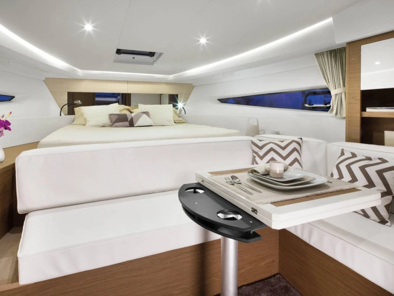 Jeanneau Leader 36 Sportop charter bareboat or captained in  Port Cogolin