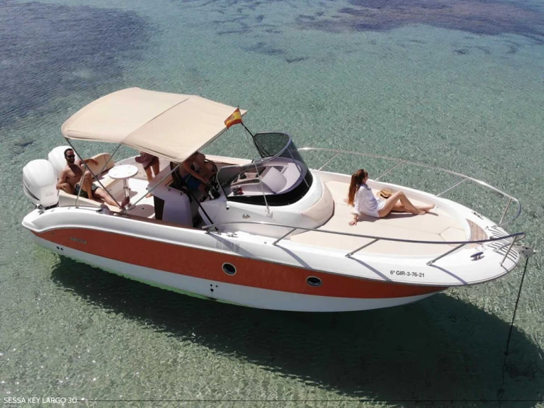 Motorboat rental with or without captain Sessa Marine Ibiza Town
