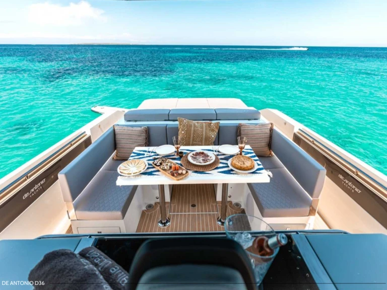 De Antonio d36 charter bareboat or captained in  Ibiza Town