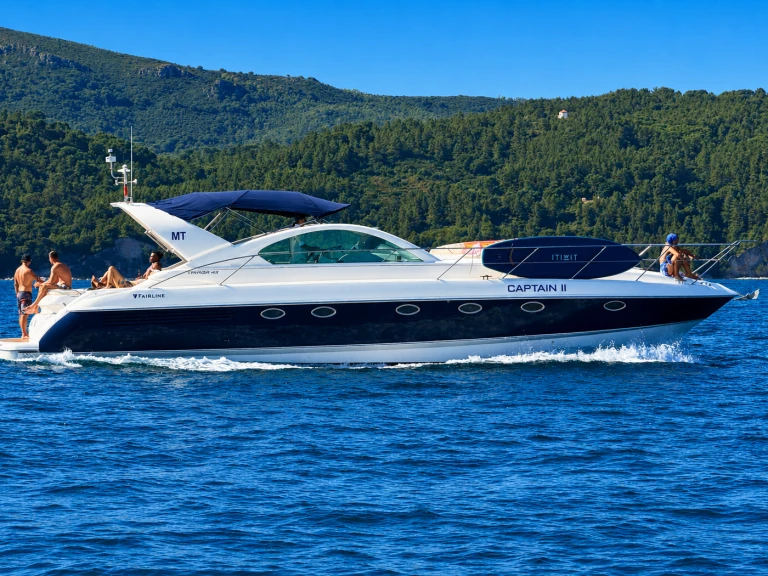 Fairline Targa 48 Gran Turismo charter bareboat or captained in  Tróia