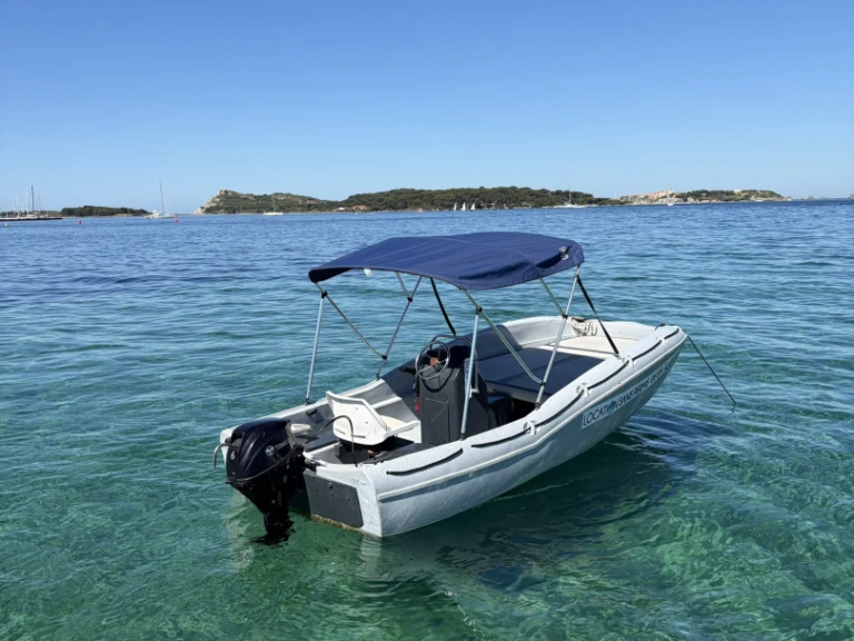 Bareboat Rental Motorboat Fun Yak with a boat licence