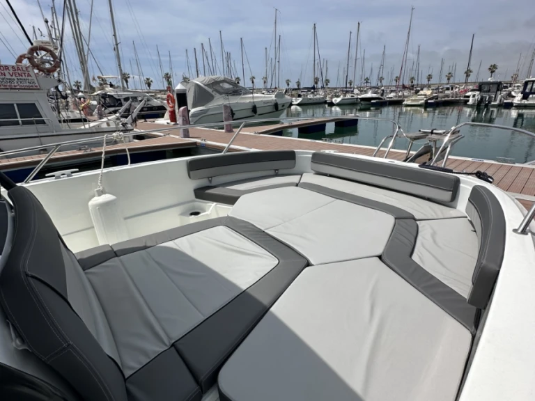 Jeanneau Cap Camarat 9.0 CC charter bareboat or captained in  Sitges