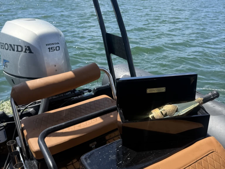 Bareboat Rental RIB Zeppelin with a boat licence