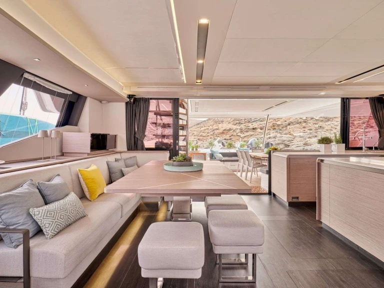 Bareboat Rental Catamaran Fountaine Pajot with a boat licence