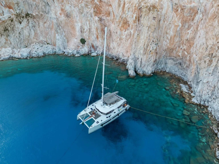 Catamaran rental with or without captain Fountaine Pajot Néa Péramos